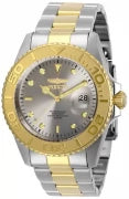 Invicta Men's 29950 Pro Diver Quartz 3 Hand Grey Dial Watch