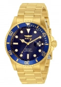 Invicta Men's 33270 Pro Diver Quartz 3 Hand Blue Dial Watch