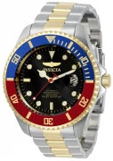 Invicta Men's 34043 Pro Diver Automatic 3 Hand Black Dial Watch