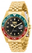 Invicta Men's 36041 Pro Diver Quartz 3 Hand Black Dial Watch