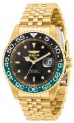 Invicta Men's 36043 Pro Diver Quartz 3 Hand Black Dial Watch