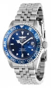 Invicta Women's 37161 Pro Diver Quartz 3 Hand Blue Dial Watch
