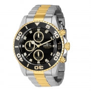 Invicta Men's 43407 Pro Diver Quartz Chronograph Black Dial Watch
