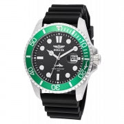 Invicta Men's 47166 Pro Diver Quartz 3 Hand Black Dial Watch