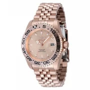 Invicta Women's 48386 Pro Diver Quartz 3 Hand Rose Gold Dial Watch