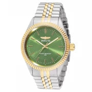 Invicta Men's 49315 Specialty Quartz 3 Hand Green Dial Watch